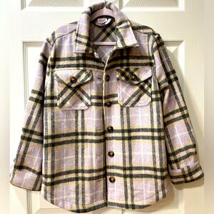 Zara Girls Plaid Shirt